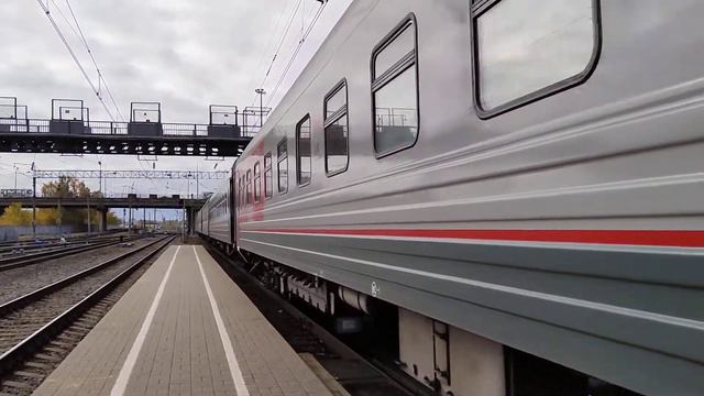 Тепловоз ЧМЭ3т - 6380 следует с пассажирским вагонами на станцию Кострома Новая смотреть онлайн