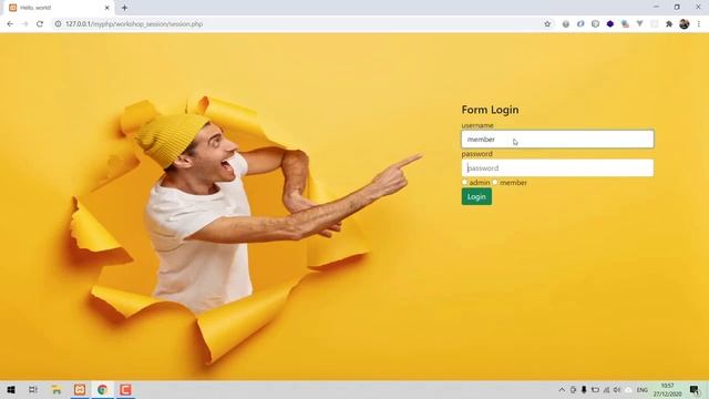 PHP Login with SESSION ล็อกอิน แยกสิทธิ์ แยกหน้า admin, member โดยใช้ session, ฟรีระบบ php смотреть онлайн