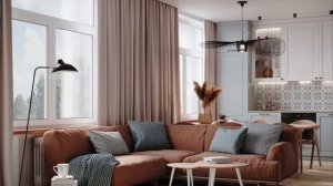 Дизайн кухни гостинной в современном стиле