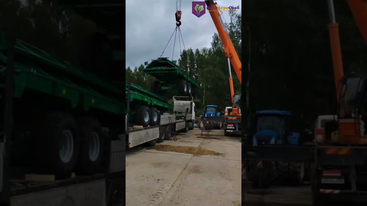 Поставка двух специальных полуприцепеов ПС-45 в Псковскую область #сельхозтехника #БалтАгроСнаб смотреть онлайн