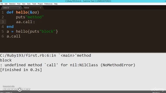 153 Learn python and ruby programming:- Proc new and implicit method смотреть онлайн