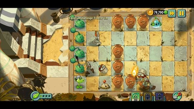 Plants Vs Zombies 2 : Vasebreaker - Egyptian Challenge смотреть онлайн