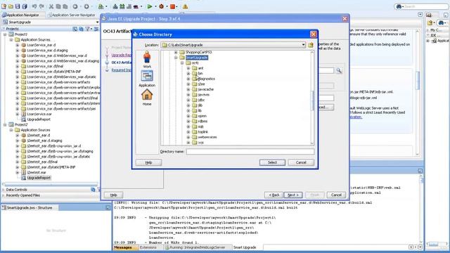 Migrating Applications from OC4J 10g to WebLogic Server with SmartUpgrade Part 2 смотреть онлайн