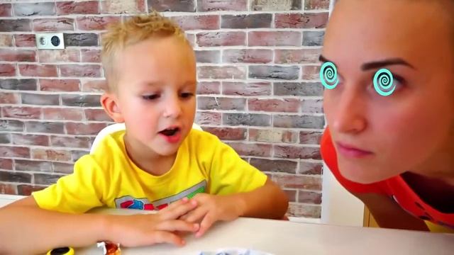 Bad Kids Magic Fidget Spinner Hypnotize Mommy! Family fun toys for kids!.mp4 смотреть онлайн