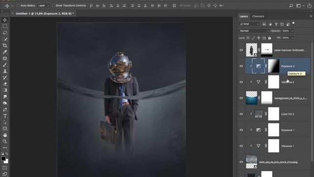 Photoshop Manipulation Tutorial Underwater
