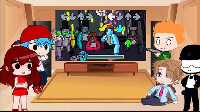 Gorilla Tag DEMO || Fnf React To Gorilla Night Battle || Gorilla Tag VR смотреть онлайн