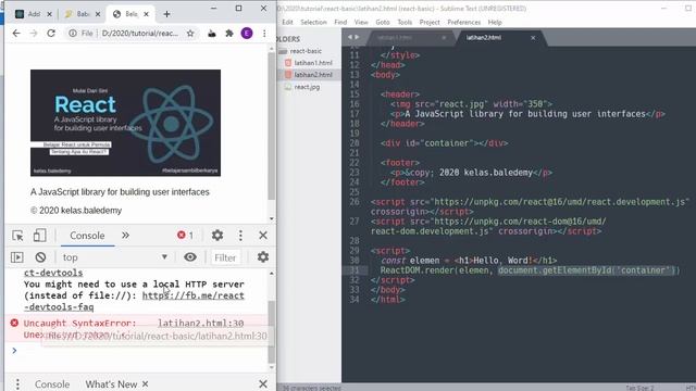 Belajar React - #9 Apa itu Babel смотреть онлайн