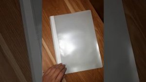 Папка-скоросшиватель Herlitz А4 130/160 мкм с прозрачным верхом