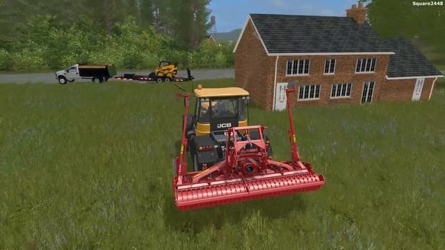 Farming Simulator 17 | Building Garden | Landscaping | New F350 | Cat Skidsteer смотреть онлайн