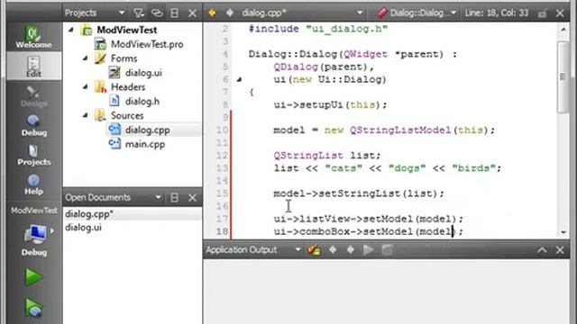 C++ Qt 47 Intro to model view programming смотреть онлайн