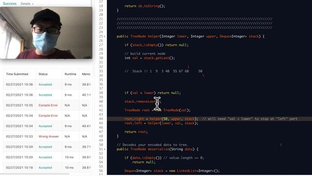 LeetCode 449 Serialize and Deserialize BST | LeetCode in 10 minutes смотреть онлайн