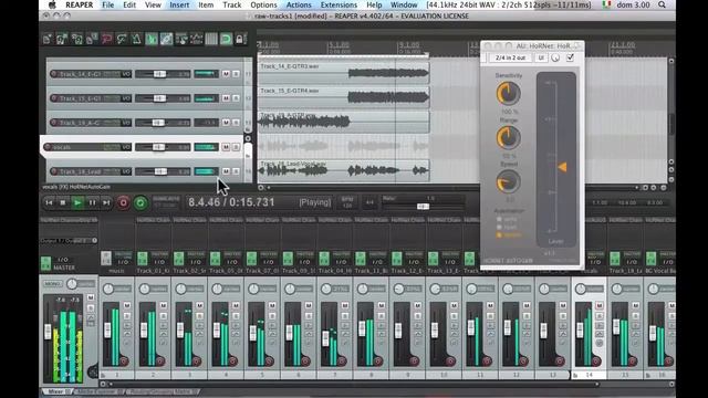 Using the HoRNet AutoGain with Reaper смотреть онлайн