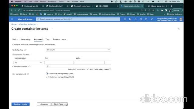 Deployer une app Django sur Azure Instances container avec docker смотреть онлайн