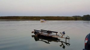 Лодка СОМ мотор 5 сил. Пробный заезд.
