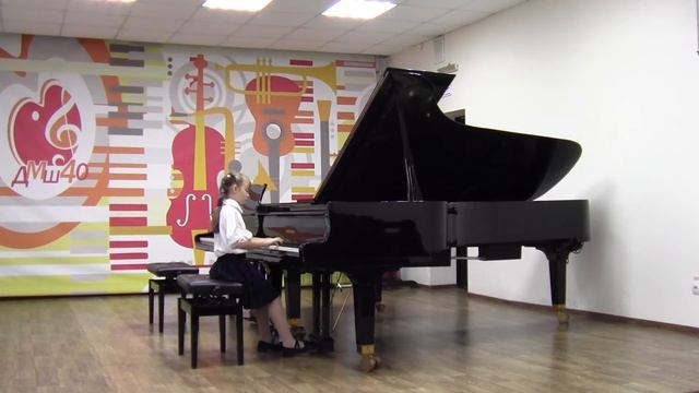 Буланова Диана 8 лет А. Курченко "Танец заводных игрушек" смотреть онлайн