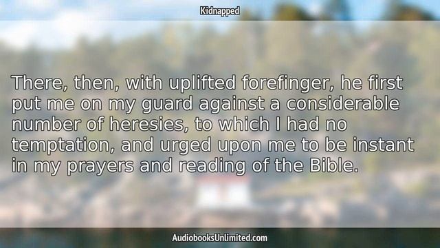 Kidnapped Audiobook Chapter 1 смотреть онлайн