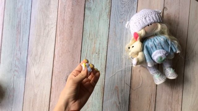 Шапочка-единорог для интерьерной куколки смотреть онлайн