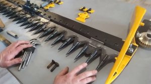 Чешская косилка МФ70. Настройка режущего аппарата.