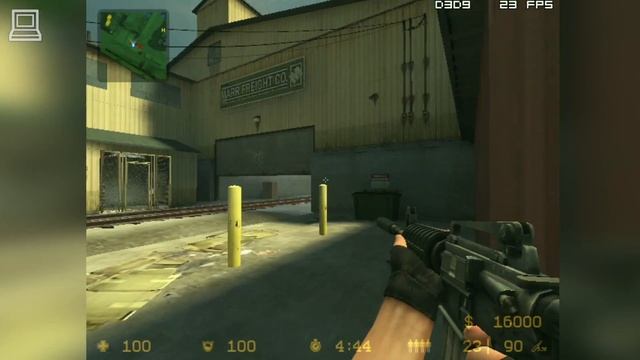Counter-Strike Source Gameplay GeForce FX 5200 смотреть онлайн