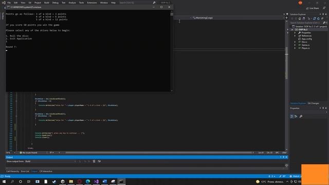 Object Oriented Programming assignment 2 - 3 or more Dice Game смотреть онлайн