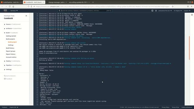 AWS CodePipeline for ECS with rolling updates deployment type demo смотреть онлайн