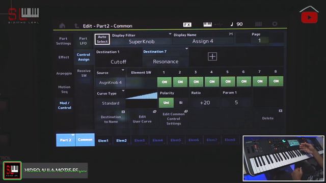 YAMAHA MODX - TUTORIAL#02 - MAPEANDO CONTROLES PARA O " Analog Warm Pad " смотреть онлайн