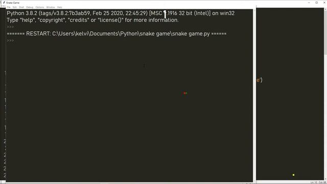 Tkinter Snake Game | #2 Play Snake Game On Your Desktop смотреть онлайн