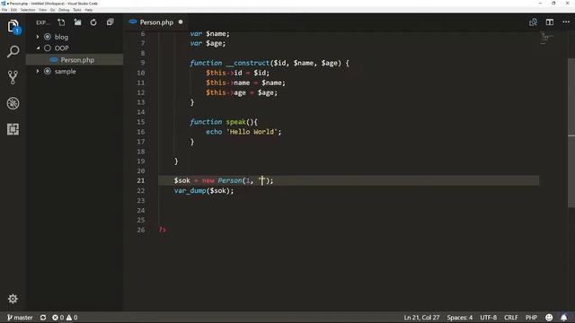 PHP Tutorial | Constructor #10 смотреть онлайн
