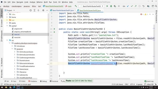 150 - Classes Utilitárias - NIO pt 07 - BasicFileAttributes pt 02 смотреть онлайн