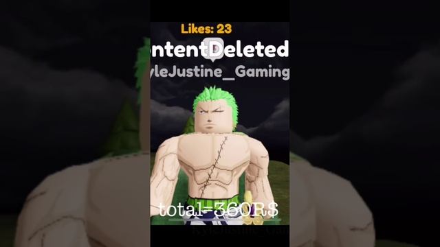Zoro Wano ROBLOX Avatar смотреть онлайн