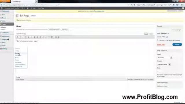 How to Create a Static Homepage in WordPress Tutorial смотреть онлайн