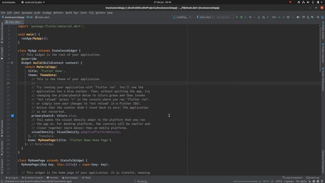 Crear y clonar proyectos de Flutter en git con Android Studio смотреть онлайн
