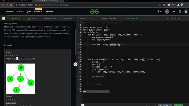 Breadth First Search in Python смотреть онлайн