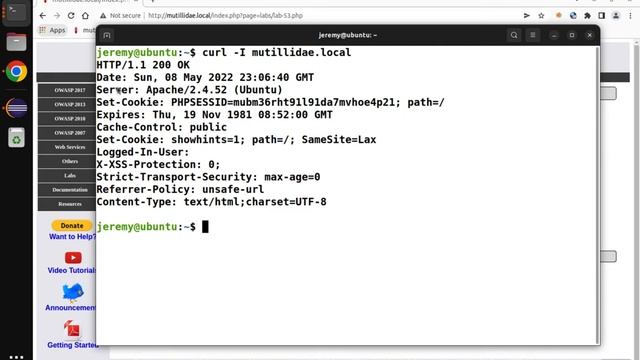 Mutillidae: Lab 53 Walkthrough смотреть онлайн