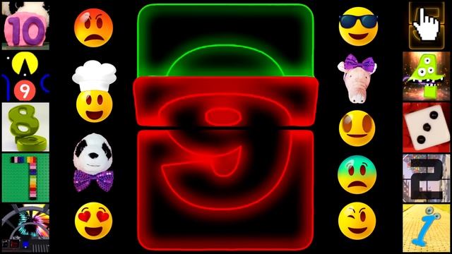 Countdown Numbers from 10 (Episode 3 - Pacman, Lego & More) смотреть онлайн
