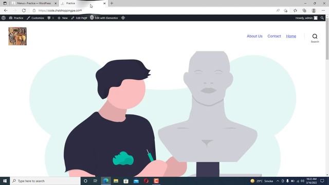Setting up Header and Menus in WordPress смотреть онлайн