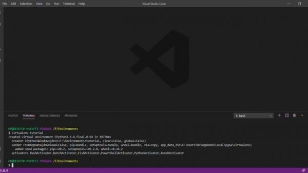 What is virtual env & how to create a virtual environment in VS CODE? //Visual Studio Code//Python