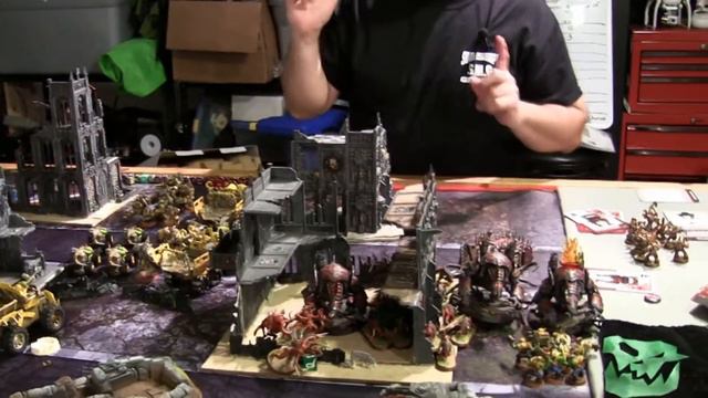 SMG Wargaming - Warhammer 40k Battle Report - Khorne Daemonkin VS Orks
