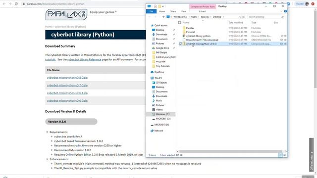 Import Cyberbot.py module to the Microbit using the Python editor смотреть онлайн