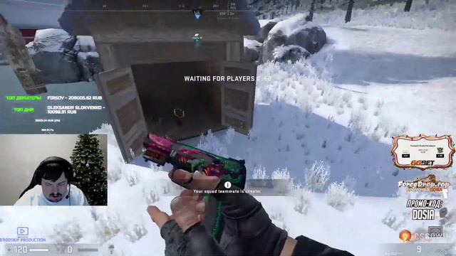 ДОСЯ и СИМПЛ ИГРАЮТ В CS:GO BATTLE ROYALE (PUBG) || Stream Moments #6 смотреть онлайн