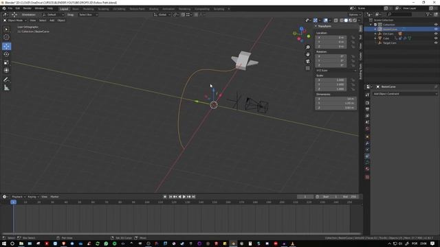 #8 - Blender Drops - Follow Path Constraint смотреть онлайн