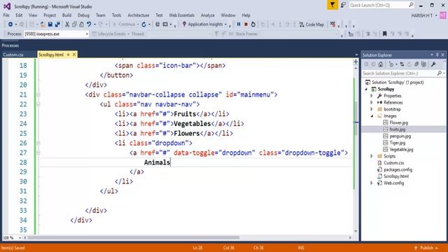 Bootstrap Chapter 34 - Bootstrap Scrollspy Plugin part 1 смотреть онлайн