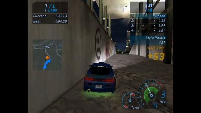 NFS Underground - This Eclipse is Great!! Beating racers and moving up the rankings- Awesome time!! смотреть онлайн