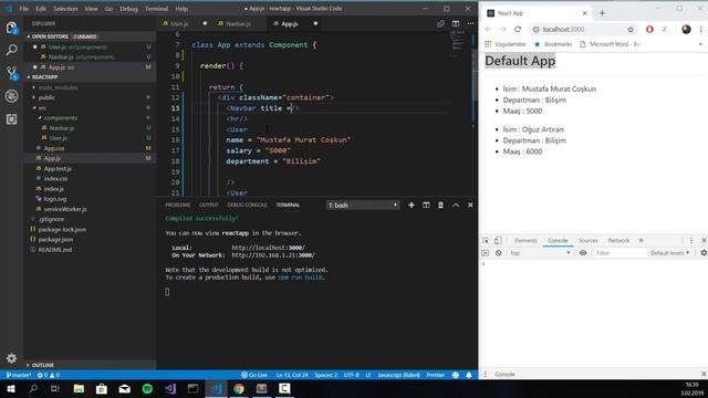 React Dersleri 12 - PropTypes ve Default Props смотреть онлайн