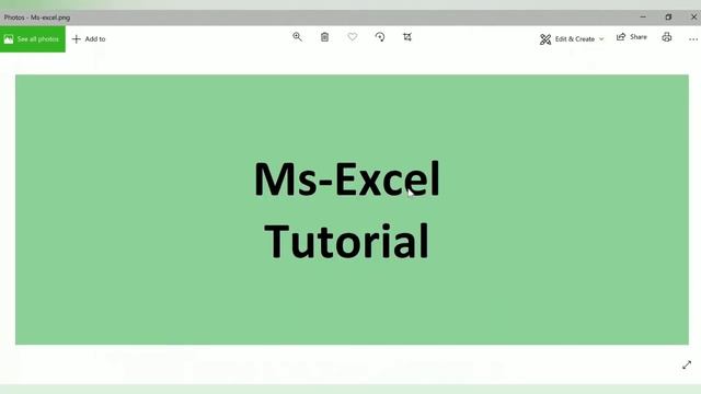 MS excel_Tutorial | Versions of excel | in தமிழ் & English | GreenChip смотреть онлайн