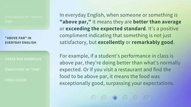 Unlocking English Idioms: Understanding "Above Par" смотреть онлайн