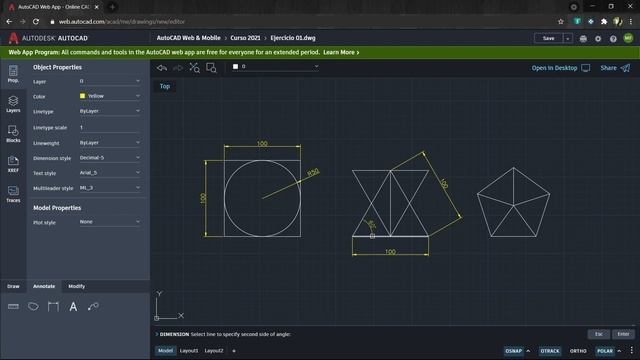 03 Tutorial Básico AutoCAD Web смотреть онлайн