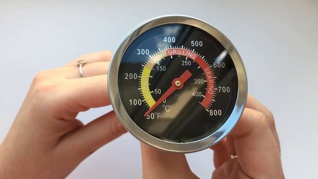 Термометр для барбекю. Термометр для коптильни. Механический термометр смотреть онлайн