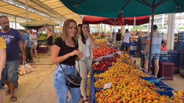 Базар в Авсалларе по средам.Обзор цен на продукты смотреть онлайн