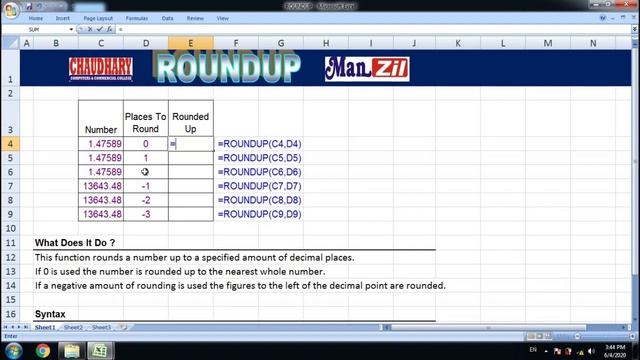 ROUND UP | How to use minute formula in excel | Excel, Word, PowerPoint Tips | Computers Tips смотреть онлайн